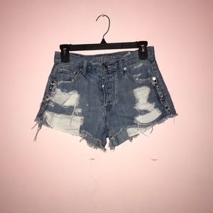 American eagle jean shorts